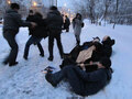 Задержание участников пикета в поддержку Татьяны Стецуры. Фото Елены Санниковой