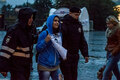 Задержание Аннаты Абдуллы (Анны Фрахтман) на пикете в защиту "болотных узников". Фото Александра Барошина