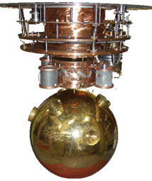 MiniGRAIL, первая в мире сферическая антенна для приема гравитационных волн. Фото с сайта www.minigrail.nl