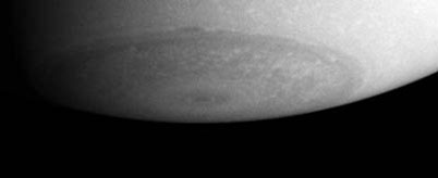 Южный полюс Сатурна. Фото с сайта ESA