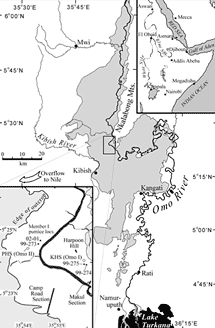 Карта района находки с сайта Nature