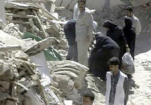 Землетрясение в Иране.  Фото с сайта Newsru.com