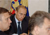 Касьянов, Путин и Христенко. Пока вместе. Фото с  сайта  "Времени новостей"