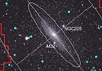 Туманность Андромеды. Фото с сайта www.spaceflightnow.com