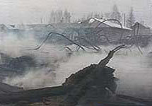Сгоревшая школа. Фото с сайта www.fcyurdel.narod.ru