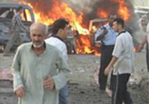 Взрыв в Басре. Фото АР