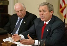 Буш и Чейни. Фото АР