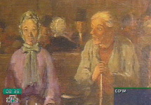В Сочи найдена картина Оноре Домье. Кадр НТВ