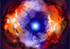 Так художник представляет себе взрыв сверхновой 1986J. Недавно обнаруженная туманность вокруг черной дыры
или нейтронной звезды