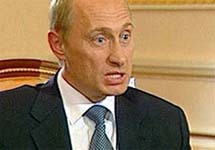 Владимир Путин. Фото с сайта Чечен-Пресс
