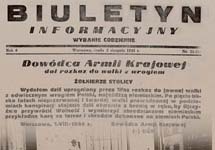 Страница газеты Армии Крайовой от 1 августа 1944 года с сообщением о начале восстания. Фото с сайта Gazeta Wyborcza