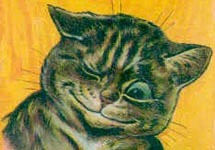 Кот. Рисунок Луиса Вэйна
