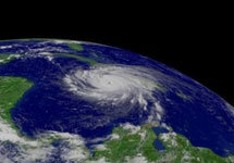 Ураган Айвен. Вид сверху. Фото АР\NOAA