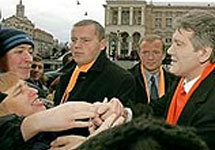 Сторонники Ющенко. Фото с сайта NEWSru.com