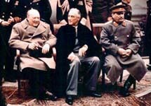 Черчилль, Рузвельт и Сталин в Ялте. Фото с сайта  www.learningcurve.gov.uk