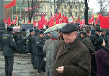 Митинг против монетизации льгот в Москве. Фото NEWSru.com