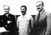 Сталин, Молотов и Риббентроп. Фото с сайта www.griffith-h.schools.nsw.edu.au