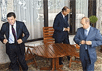 Шредер, Ширак  и Путин. Фото Новых Известий