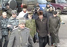 Участники офицерского собрания в Москве 19 февраля 2005 года. Фото NEWSRU.Com