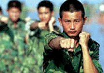 Китайский  военный. Фото с сайта Красной Звезды