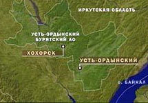 Карта Бурятии. Изображение Первого канала