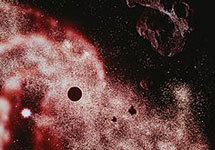 Планеты, звезды и даже метеоры, - все погружено в океан нейтрино. Изображение с сайта University of Oxford - www.ox.ac.uk