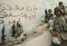 Американские военные на  улицах иракских городов. Фото  с сайта  www.drudgereport.com