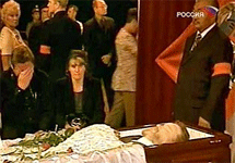 Похороны Евдокимова. Кадр РТР