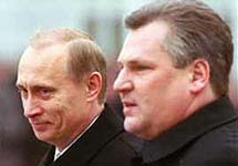 Путин и Квасьневский. Фото с сайта www.radiorus.ru