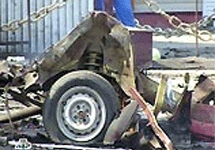 В Грозном взорван автомобиль. Кадр НТВ