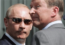 Владимир Путин и Сергей Иванов на открытии МАКС-2005. Фото АР