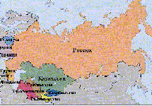 Карта СНГ. С сайта cde.mtuci.ru
