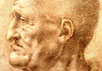 Профиль старика работы Леонардо да Винчи. С сайта www.artofcolour.com