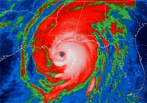 Ураган ''Катрина''. Изображение, полученное со спутника. АР