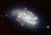 Изображение спиральной галактики NGC 1559 в созвездии Сетки, полученное с помощью инструмента FORS системы VLT Южной европейской обсерватории (ESO). Здесь можно также заметить множество фоновых галактик. Фото с сайта www.eso.org
