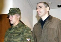 Михаил Ходорковский в Мосгорсуде. Фото АР