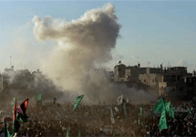 Взрыв в Джебалии, Сектор Газы. Фото АР