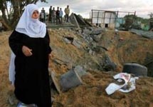 Последствия авиаудара по сектору Газы. Фото с сайта YahooNews