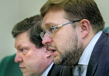 Григорий Явлинский и Никита Белых. Фото Борко/Грани.Ру