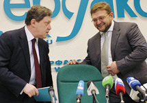 Григорий Явлинский и Никита Белых. Фото Борко/Грани.Ру