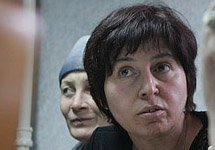 Элла Кесаева, лидер ''Голоса Беслана''. Фото с сайта 'Коммерсанта'