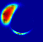 Моделирование невращающейся черной дыры. Изображение Avery Broderick (CfA)