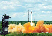 Старт ракеты-носителя ''Рокот''. Фото с сайта Роскосмоса