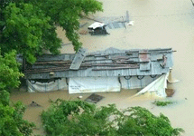 На Ямайке ураган ''Вильма'' вызвал наводнение. Фото АР