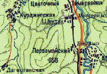 Карта местности. С сайта www.sorbfil.com