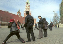 Туристы на Красной площади. Фото Д.Борко/Грани.Ру
