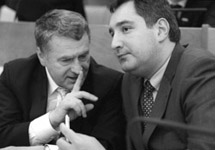 Владимир Жириновский и Дмитрий Рогозин. Фото с сайта www.vzglyad.ru