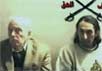 Два из четырех заложников, захваченных группировкой ''Мечи истины''. Кадр ''Аль-Джазиры''