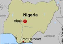 Карта Нигерии. Изображение с сайта CNN