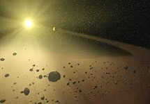 Так художник представляет себе диск с формирующимися планетами. Изображение NASA/JPL с сайта Universe Today